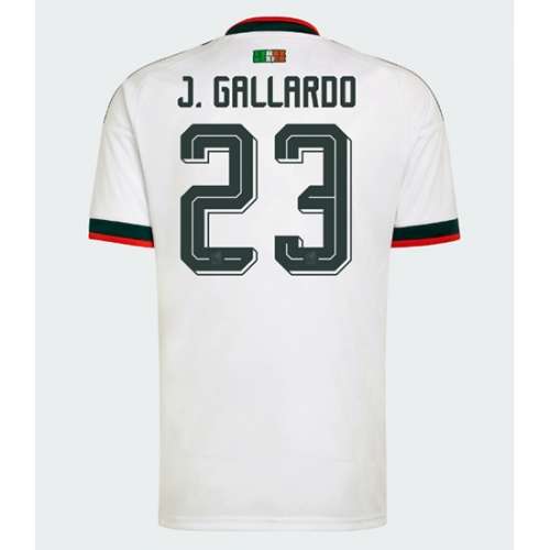 Billige Fotballdrakt Mexico Jesus Gallardo #23 Replika Bortedrakt VM 2026 Kortermet Billige Fotballdrakt Mexico Jesus Gallardo #23 Replika Bortedrakt VM 2026 Kortermet